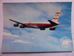 IBERIA  DC 8    /   AIRLINE ISSUE / CARTE COMPAGNIE - 1946-....: Modern Era