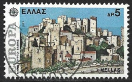 Greece 1977. Scott #1205 (U) Europa, Mani Castle, Vathia - Oblitérés