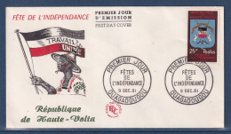 Haute Volta - Premier Jour - FDC -  Fêtes De L'indépendance - 1961 - Haute-Volta (1958-1984)