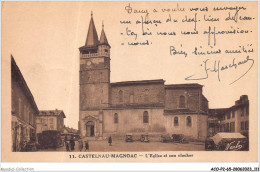 ACOP2-65-0144 - CASTELNAU-MAGNOAC - L'église Et Son Clocher - Castelnau Magnoac