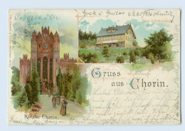 N2783-162./ Gruß Aus Chorin  Kloster Litho AK 1899 - Autres & Non Classés