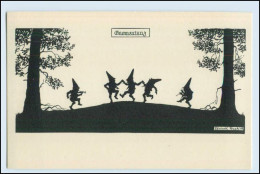 A0160/ Aus Dem Gnomen- Und Elfenreich Schattenbild AK E. Forck - Fairy Tales, Popular Stories & Legends