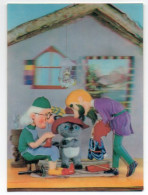 E153/ Der Gestiefelte Kater  Märchen Schöne 3 D AK 1977 - Fairy Tales, Popular Stories & Legends