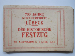 Y1942/ Lübeck 700 Jahre Reichsfreiheit 1926 Leporello Mit 20 Aufnahmen    AK - Lübeck-Travemuende