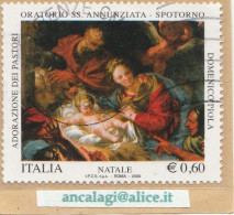 USATI ITALIA 2009 - Ref.1143 "NATALE" 1 Val. - - 2001-10: Used