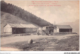 ACOP8-65-0718 - VALLEE D'AURE - ARREAU - Sommet Du Col D'aspin Et Les Abris Restaurant VOITURE AUTOMOBILE - Vielle Aure