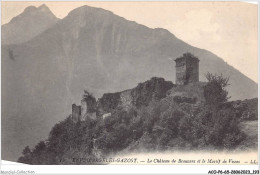 ACOP6-65-0607 - ARGELES-GAZOST - Le Château De Beaucens Et Le Massif De Viscos - Argeles Gazost