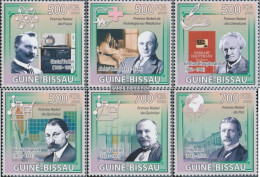 Guinea-Bissau 4327-4332 (complete. Issue) Unmounted Mint / Never Hinged 2009 Nobel Laureates - Guinée-Bissau