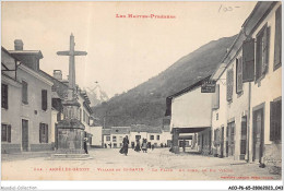 ACOP6-65-0532 - ARGELES-GAZOST - Village De St-savin - La Place - Au Fond - Le Pic Viscos - Argeles Gazost