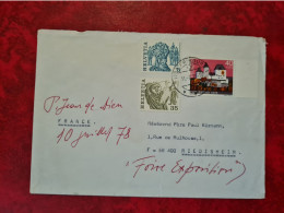 LETTRE   SUISSE  1978 FRIBOURG POUR RIEDISHEIM - Autres & Non Classés