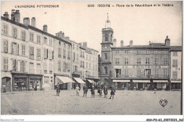 ADHP11-63-1045 - ISSOIRE - Place De La République Et Le Théâtre  - Issoire