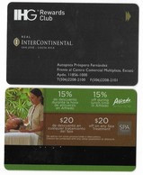 Real InterContinental Hotel, San José, Costa Rica, Used Magnetic Hotel Room Key Card # Interc-106 - Hotel Keycards