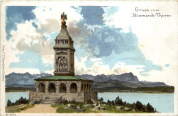 Starnberger See - Leoni - Bismarck Denkmal - Starnberg