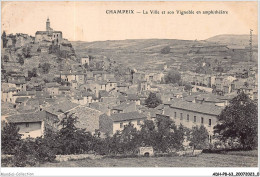 ADHP8-63-0673 - CHAMPEIX - Vue Générale De Champeix Et Son Vignole En Amphitéâtre  - Issoire