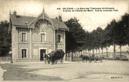 ORLEANS LA GARE DES TRAMWAYS AVENUE DU CHAMP DE MARS - Orleans