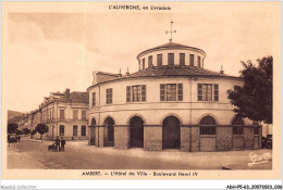 ADHP5-63-0384 - AMBERT - Hôtel De Ville - Boulevard Henri IV - Ambert