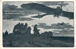 Abfahrt Deutscher Flieger - Guerre 1914-18