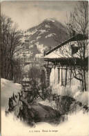 Chateau D Oex - Sous La Neige - Château-d'Œx