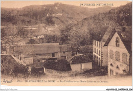 ADHP8-63-0775 - CHATEAUNEUF-LES-BAINS - Les établissements Marie-louise Et Le Château - Riom