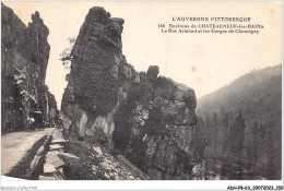 ADHP8-63-0752 - CHATEAUNEUF-LES-BAINS - Le Roc Armand Et Les Gorges De Chouvigny - Riom