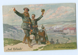 T5053/ Arthur Thiele AK  Auf Urlaub,  Soldaten 1. Weltkrieg   1917 - Thiele, Arthur