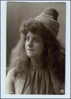 W7G63/ Junge Frau NPG Foto AK Oranotypie  1904 - Photographie