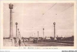 ADXP8-62-0680 - ETAPLES - Le Pont Sur La Canche - Etaples