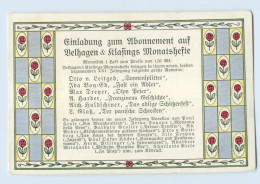 F361/ Velhagen & Klasing Monatshefte Einladung Zum Abonnement Ca.1912 - Advertising