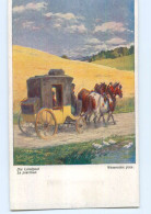 Y7110/ Postkutsche Landpost  Künstler AK  Wesemann  Wiener Kunst Ca.1912 - Poste & Postini