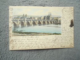 CPA Koblenz Coblenz Moselbrücke Und Thor 1901 - Koblenz