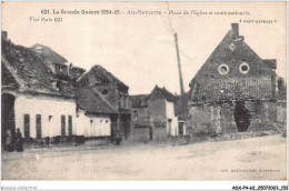 ADXP4-62-0363 - AIX-NOULETTE - LA GUERRE 1914-1915 - Place De L'église Et Route Nationale - Lens