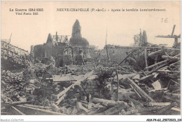 ADXP4-62-0344 - LA GUERRE 1914-1915 - NEUVE-CHAPELLE - Après Le Terrible Bombardement - Bethune