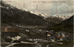 St.Anton Am Arlberg/Tirol - St.Anton, Blick über Arlberggebirge - St. Anton Am Arlberg