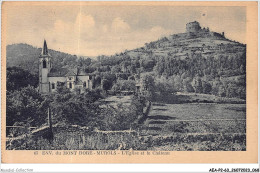 AEAP2-63-0127 - ENV - Du MONT DORE - MUROLS - L'eglise Et Le Chateau - Issoire