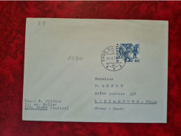 LETTRE   SUISSE  1978 VEVEY POUR LUXEMBOURG - Autres & Non Classés