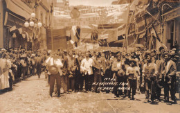 Mexique - VERACRUZ - Révolution Mexicaine 1914, El Pueblo Pide La Extradicion Del Asesino Huerta - Carte-Photo Gutierrez - Mexico