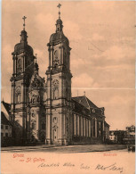 Gruss Aus St. Gallen - Domkirche - Klappkarte - St. Gallen