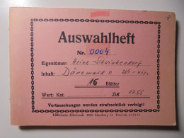 Auswahlheft Nr. 0004 Von 1989 26 Blätter 177 Briefmarken  Dänemark 1875-1963/Mi Nr. 23A-410x Unvollstän - Lotes & Colecciones