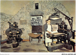 AEEP11-63-0884 - Musée Historique Du Papier - Moulin Richard De Bas - AMBERT - Impression à La Presse à Bras  - Ambert