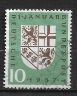 ALLEMAGNE   FÈDÉRALE N°   125 " RATTACHEMENT DE LA SARRE " - Used Stamps