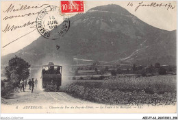 AEEP7-63-0594 - AUVERGNE - Chemin De Fer Du Puy-de-dôme - Le Train à La Baraque  - Auvergne Types D'Auvergne