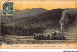 AEEP7-63-0573 - AUVERGNE - Chemin De Fer Du Puy-de-dôme Et Chaine Des Sommets  - Auvergne Types D'Auvergne