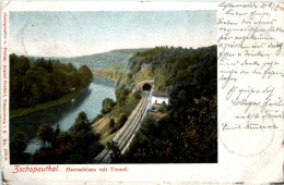 Zschopauthal - Harrasfelsen Mit Tunnel - Zschopau