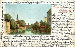 Gruss Aus Erfurt - Im Venedig - Litho - Erfurt