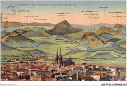 AEEP7-63-0526 - CLERMONT-FERRAND Et La Chaîne Des Dômes  - Clermont Ferrand