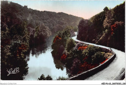 AEEP6-63-0478 - L'AUVERGNE - Route Et Barrage De St-sauves Sur La Dordogne En Aval De La Bourboule Et Mont-dore  - Auvergne Types D'Auvergne