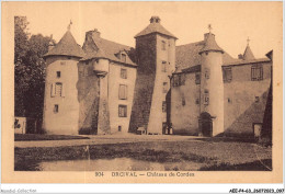 AEEP4-63-0297 - ORCIVAL - Château De Cordes  - Issoire