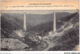 AFUP3-63-0216 - L'AUVERGNE PITTORESQUE - Le VIADUC DES FADES - Le Plus Haut Viaduc Du Monde - Auvergne Types D'Auvergne