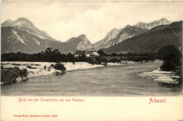 Admont/Steiermark - Admont, Blick Von Der Ennsbrücke Auf Das Gesäuse - Admont