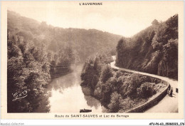 AFUP6-63-0548 - L'AUVERGNE - Route De SAINT-SAUVES Et Lac Du Barrage - Auvergne Types D'Auvergne